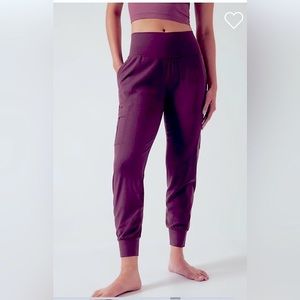 Athleta Deep Purple Track Pants